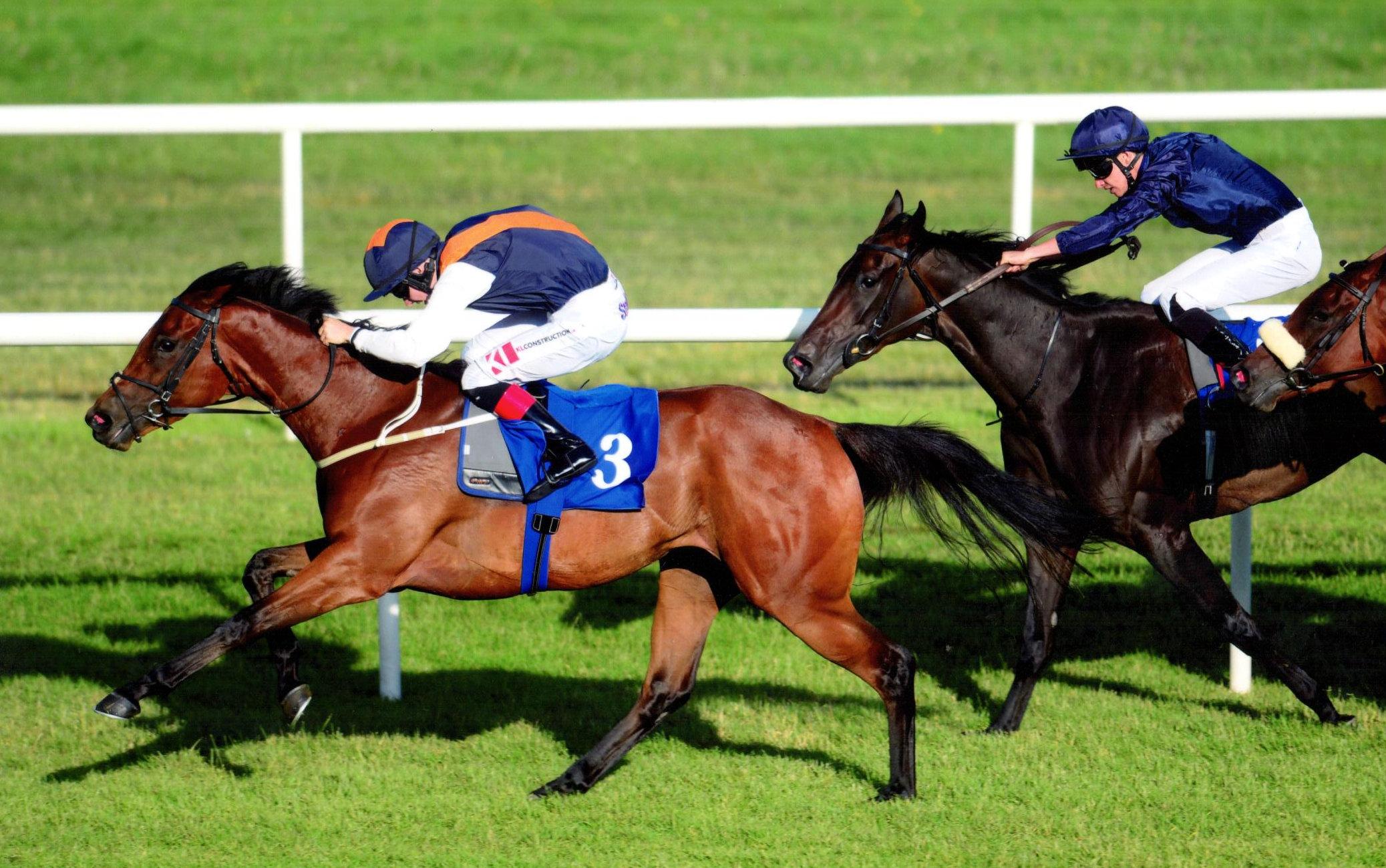 HYPNOTIC FORCE forges clear to win her maiden under Colin Keane at Roscommon, 9th July 2018